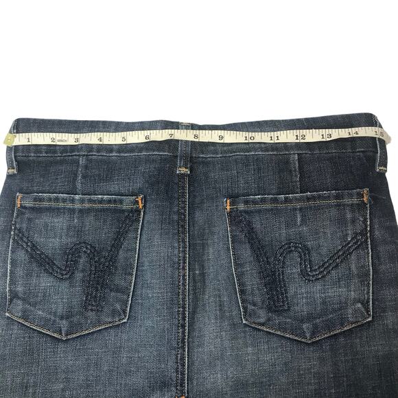 Citizens of Humanity NOVAK STRETCH #358 Pencil Jean Skirt Denim | Sz 26 - Picture 2 of 6